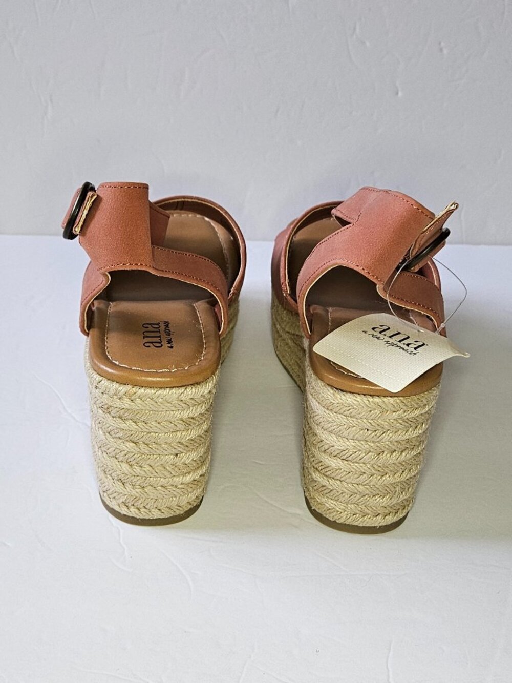 a.n.a Espadrille Platform Wedge Sandals Women Size 7.5 - Picture 4 of 9